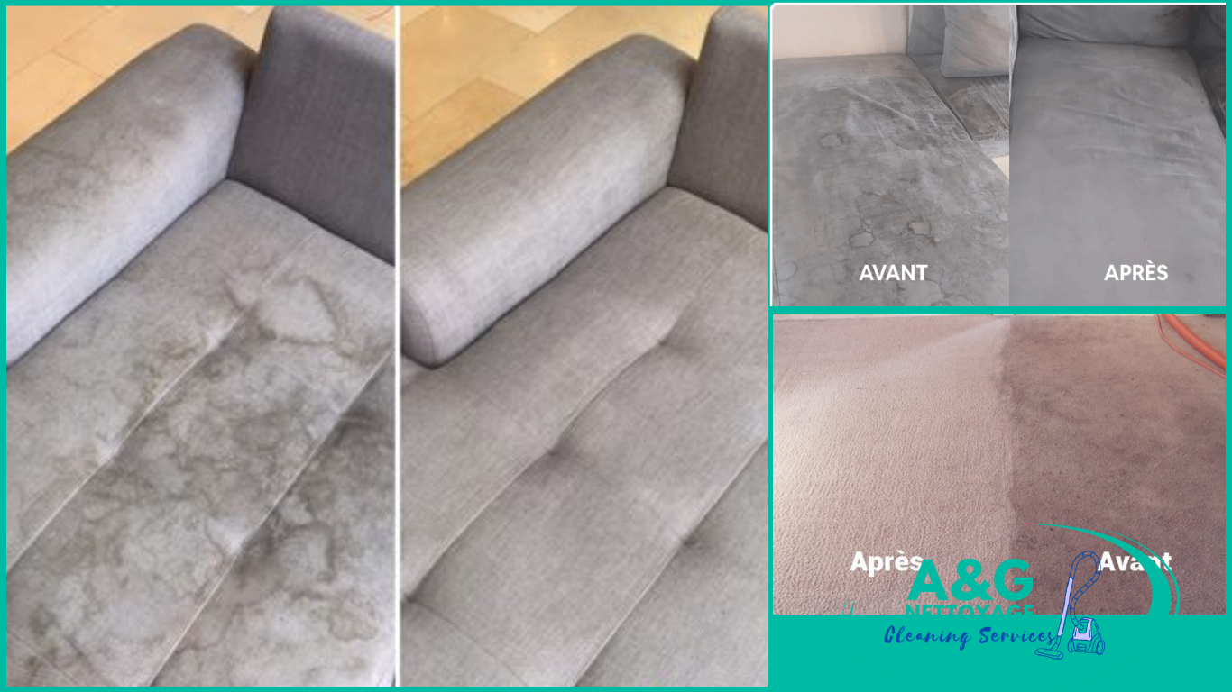 ✨ Avant / Après : La preuve pa✅ Élimination des taches tenaces ✅ Désinfection en profondeur ✅ Séchage rapide ✅ Produits éco-responsables et non toxiques 👉 Offrez une seconde jeunesse à votre intérieur ! Contactez-nous dès maintenant pour un devis gratuit ou une démonstration.